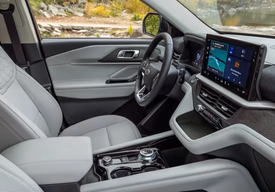 Interior of 2026 Ford Explorer