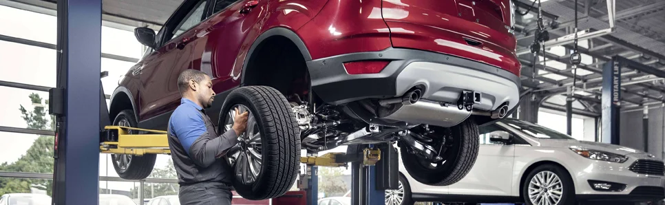 Service Tech Changing Tire