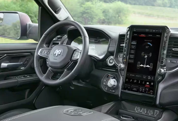 2026 Ram 1500 towing a trailer