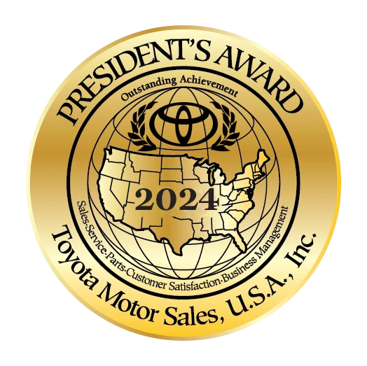 2024 Toyota President's Award 2024 Toyota President's Award Logo