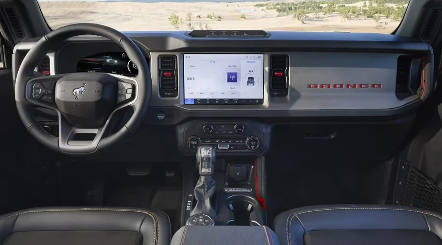 Cutting-Edge Features for Ultimate Performance Ford Bronco Interior - Front