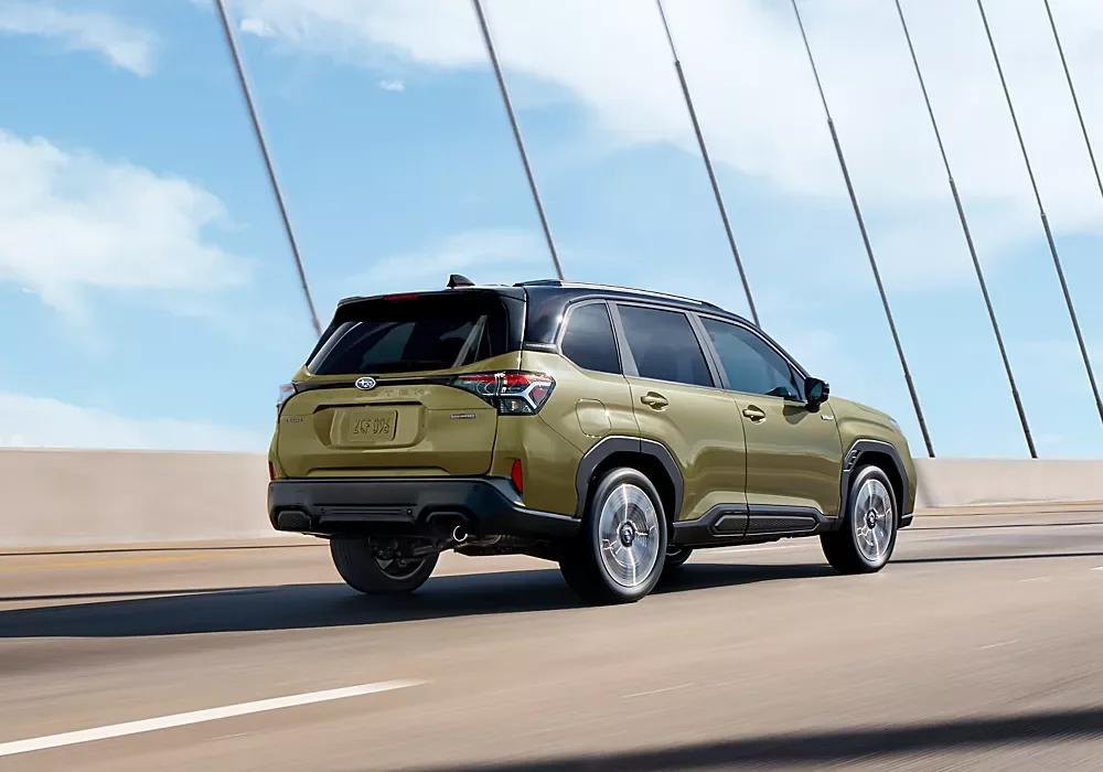 Subaru Forester Hybrid driving down the road