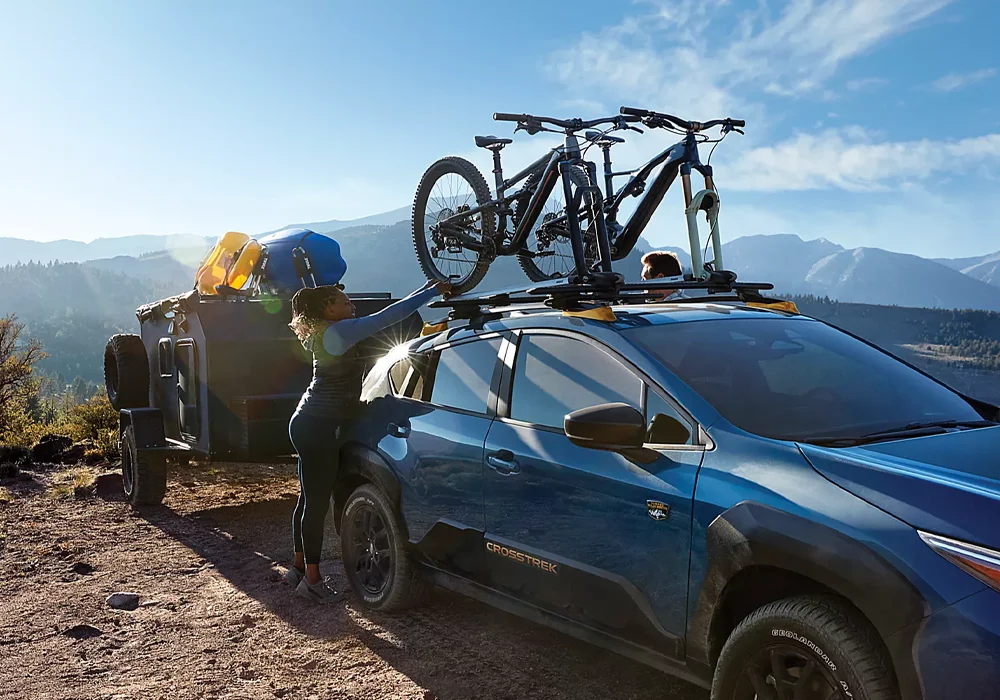 Pre-Owned Subarus Subaru Outback With Bikes and Trailer
