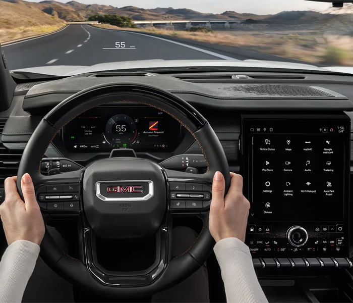 2026 GMC Acadia front dash