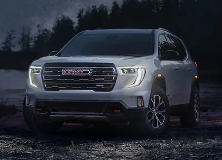 GMC Parked Near Lake