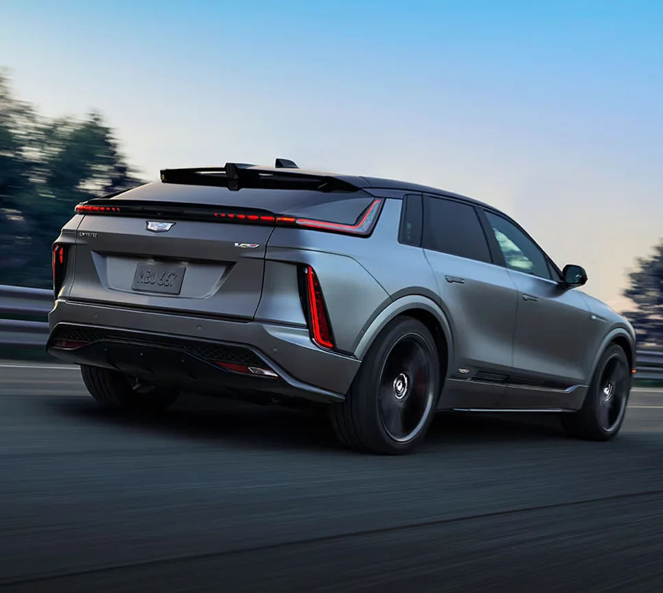 Cadillac Lyriq-V driving