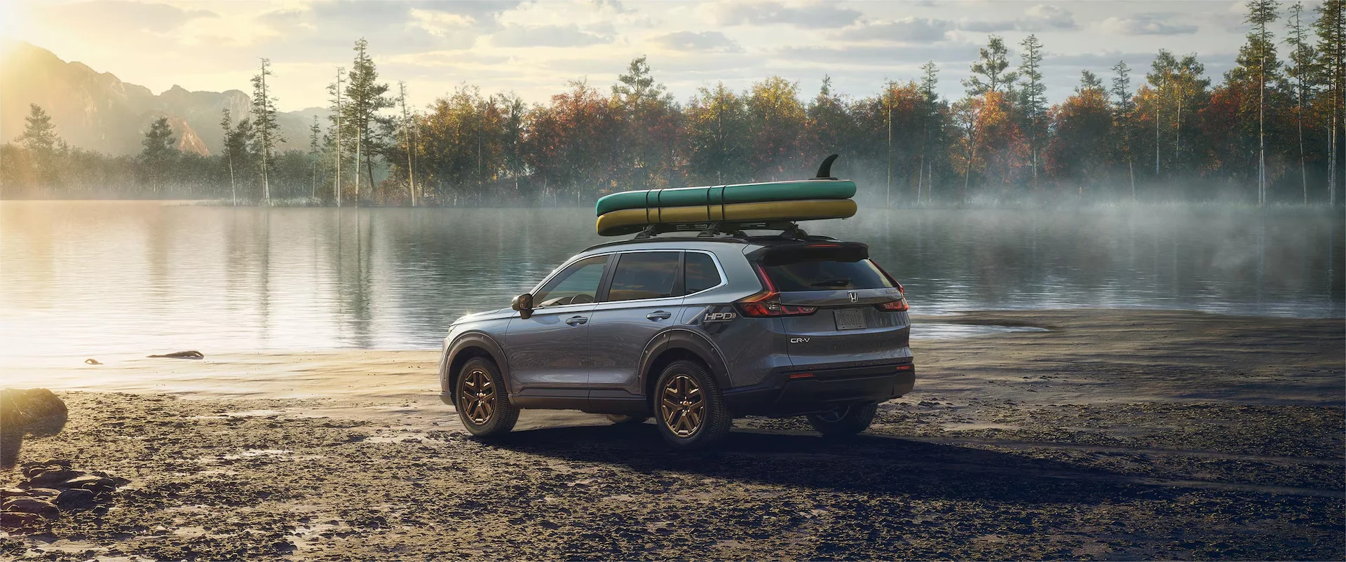 2026 Honda CR-V Parked by a lake