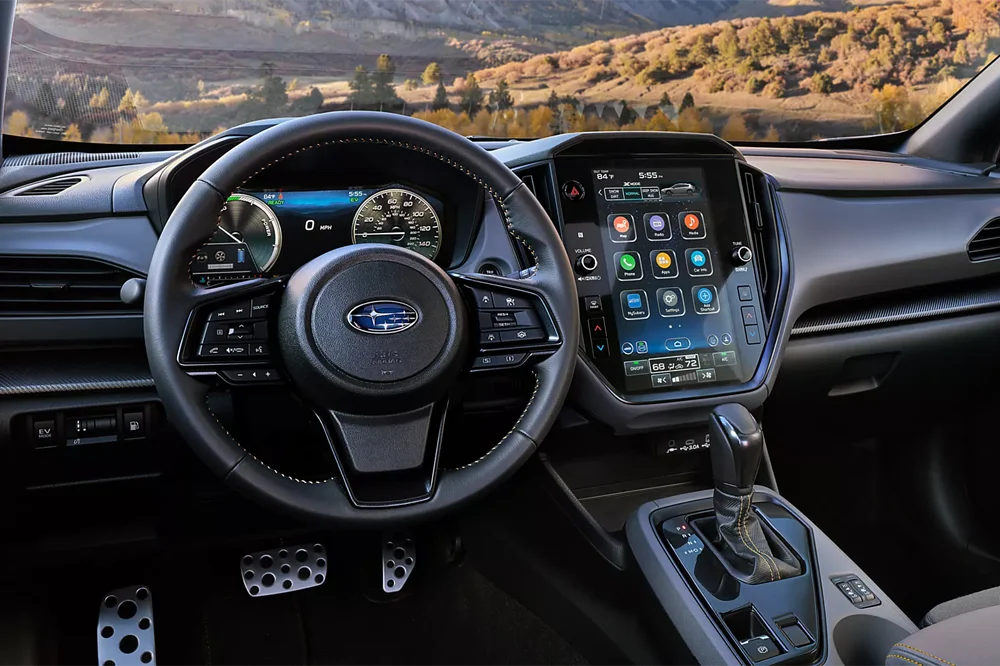 Front seat of 2026 Subaru Crosstrek
