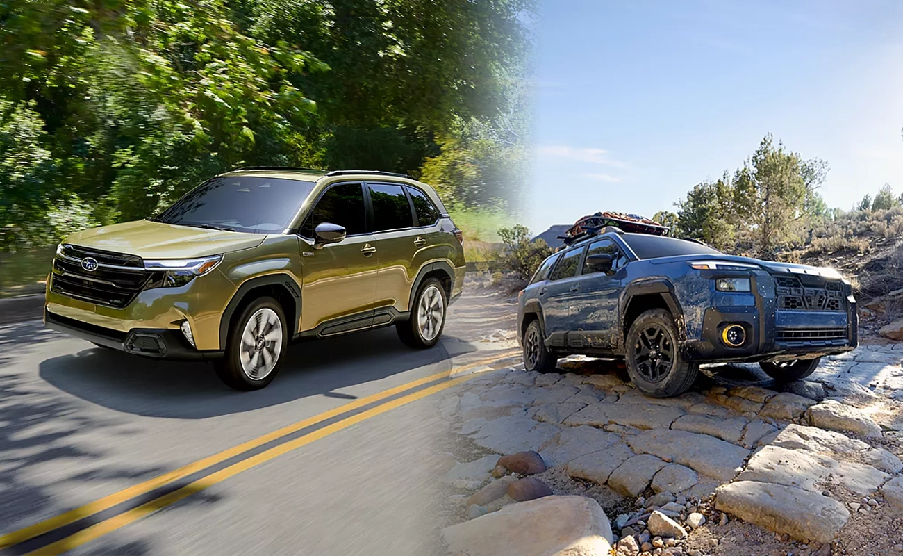 Subaru Forester Hybrid and Outback
