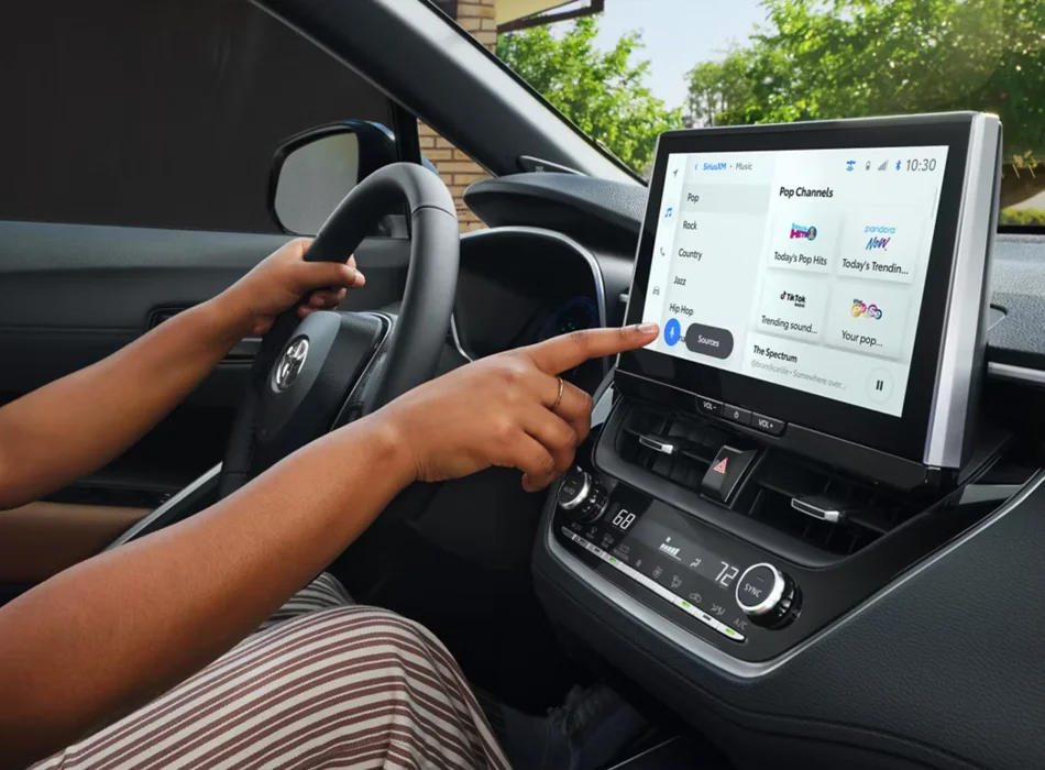 Interior of 2026 Toyota Corolla Cross