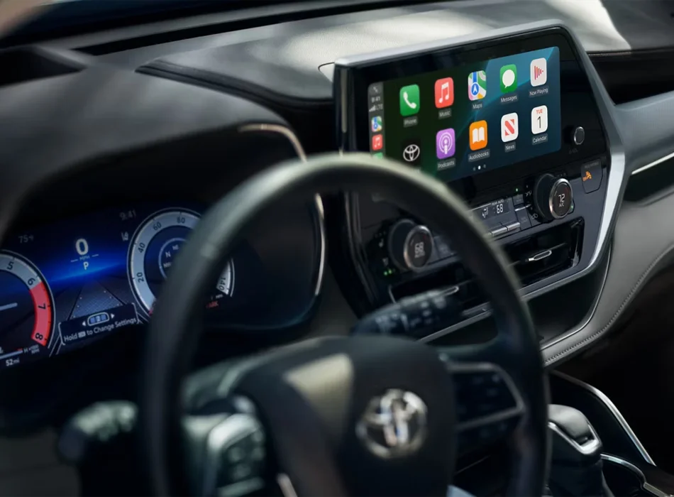 Interior of 2026 Toyota HIghlander