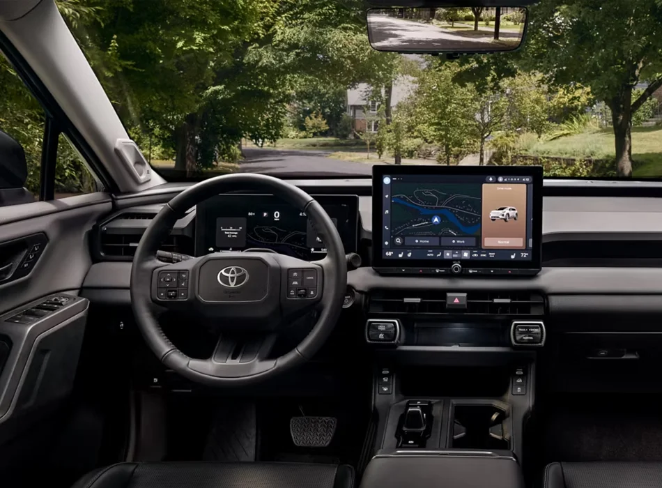 Interior of 2026 Toyota Rav4
