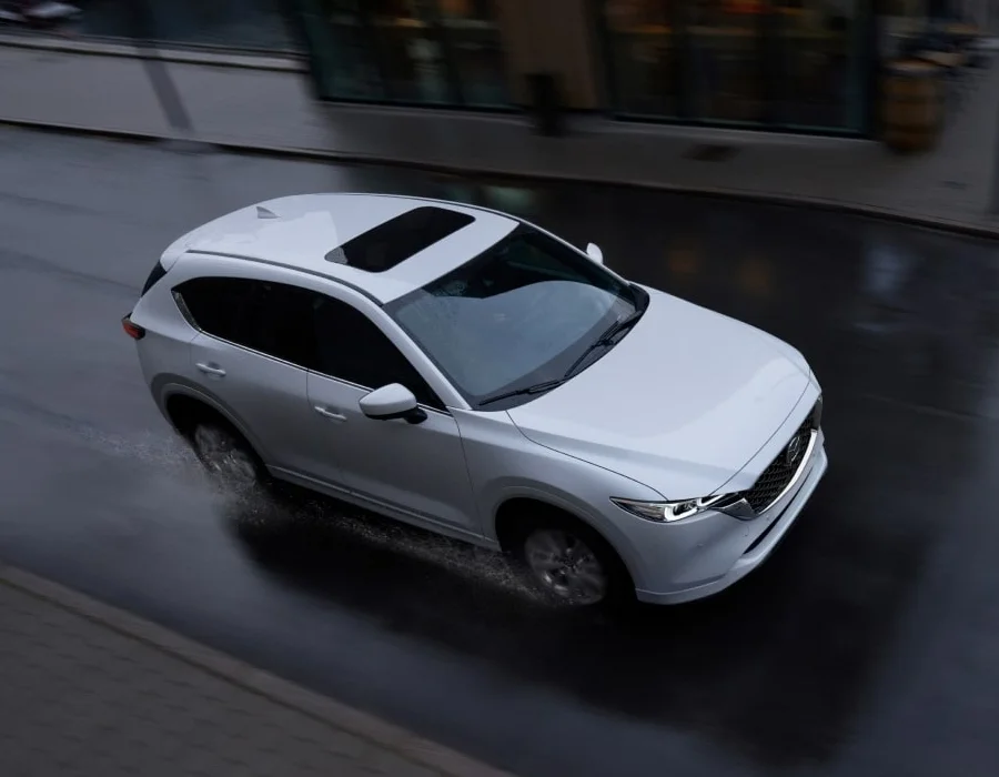 Overhead view of Mazda CX-5