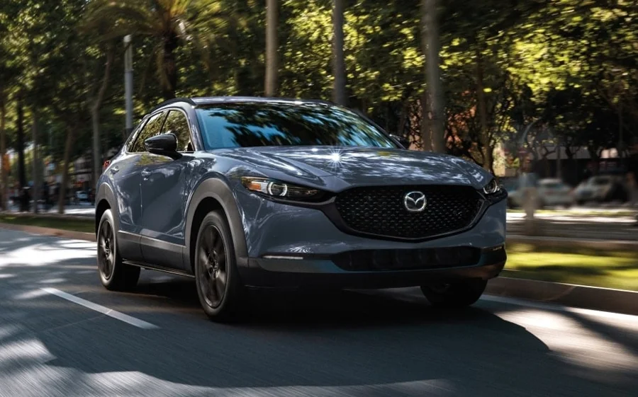 Mazda CX-30 driving