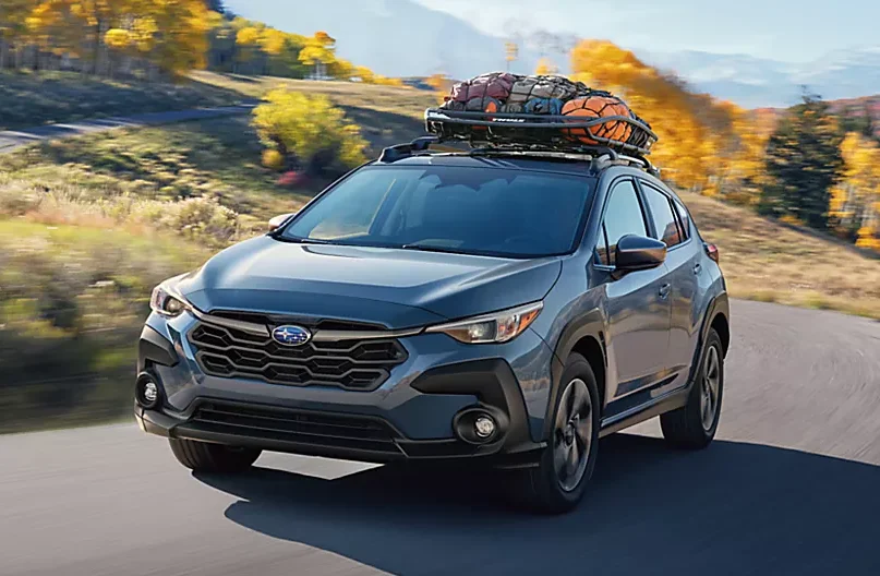 Outback Driving Down Road