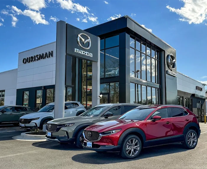 Ourisman Mazda of Rockville, a Mazda dealer near Germantown, MD Ourisman Mazda of Rockville dealership on Rockville Pike, near Germantown, MD