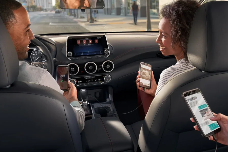 Interior of 2025 Nissan Sentra