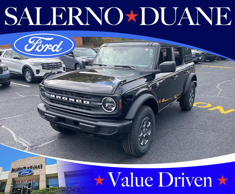 2025 Ford Bronco for lease at Salerno Duane Ford
