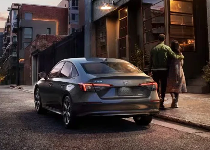 2026 Civic parked on a street