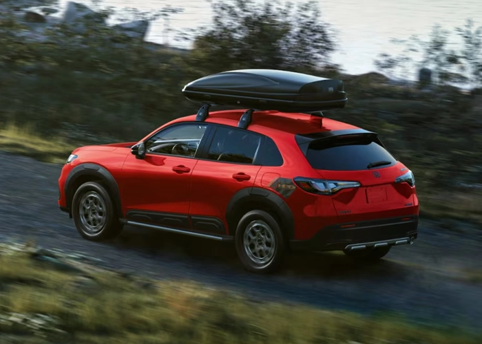 2026 Honda HR-V driving from the side