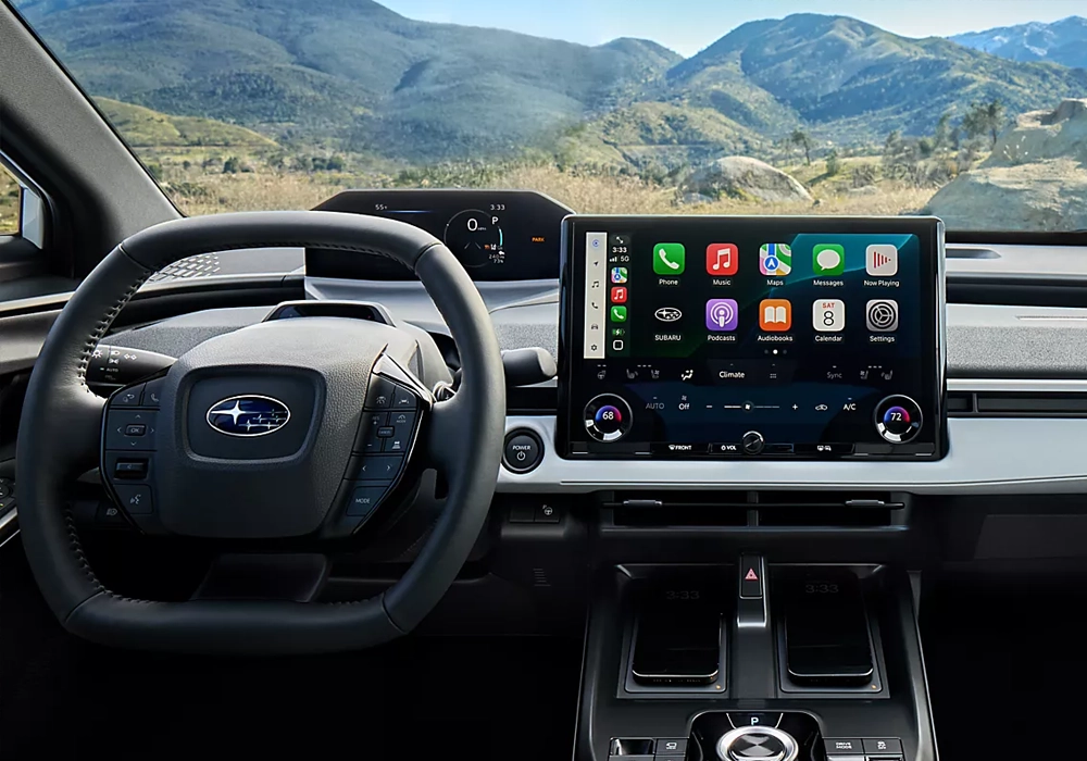 Subaru Solterra font dash